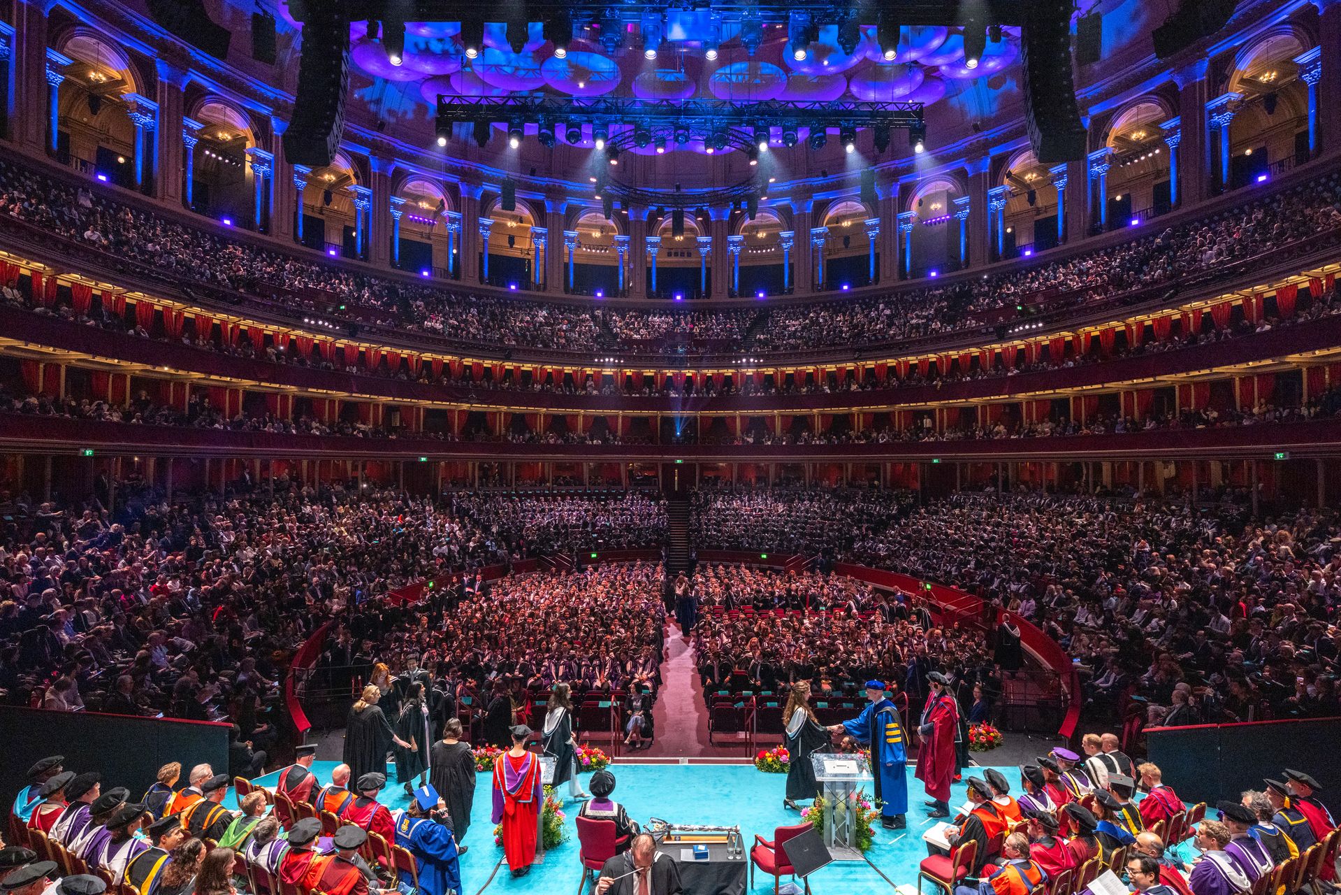 Inside the Royal Albert Hall