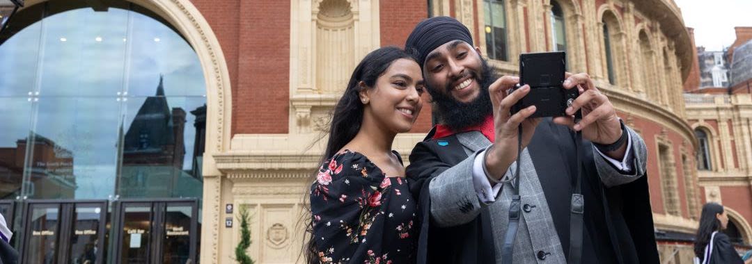 Students taking pictures