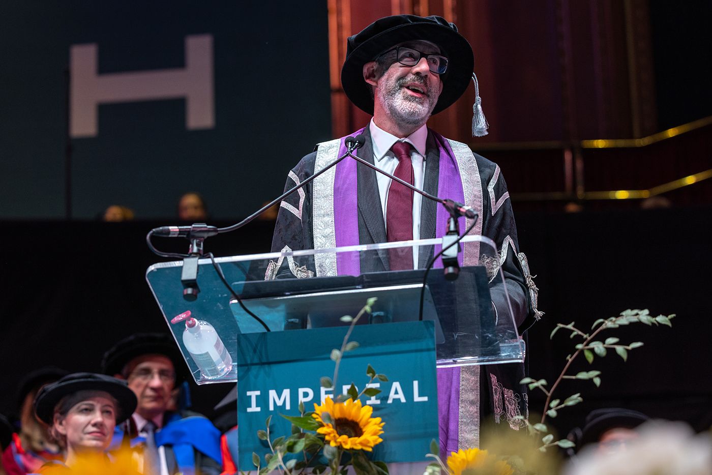 Professor Peter Haynes delivers the valediction