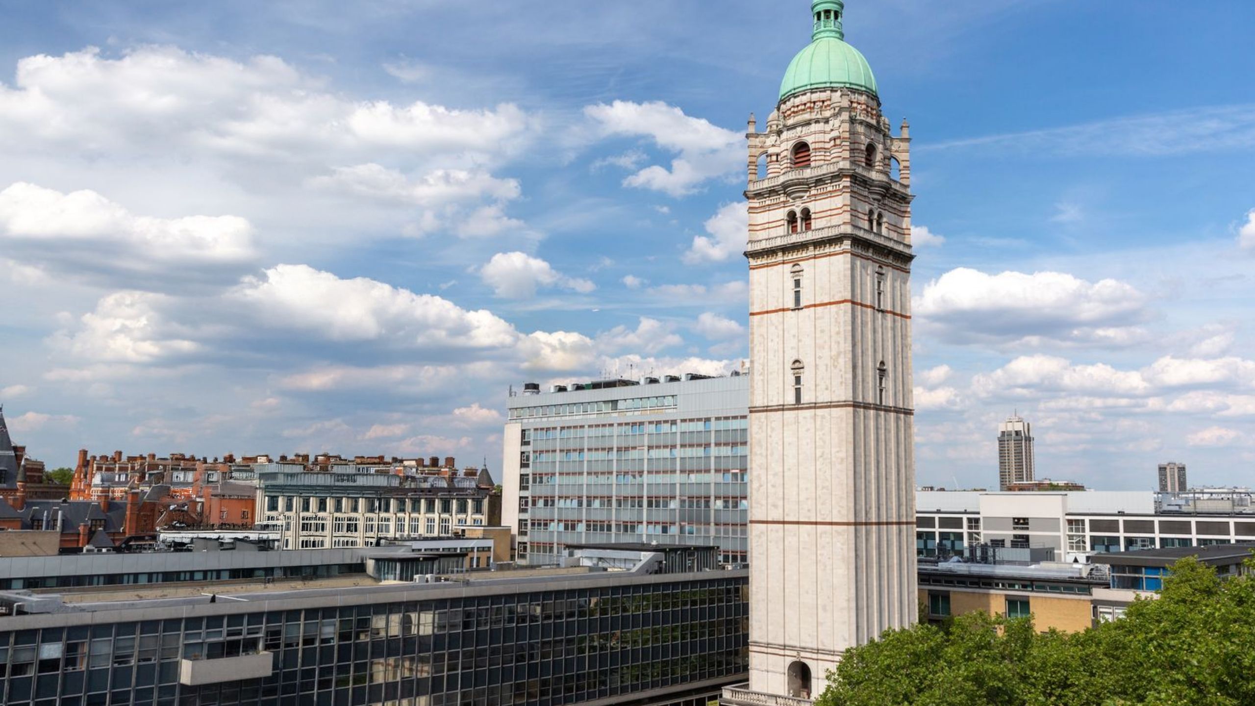 Imperial buildings present day shot
