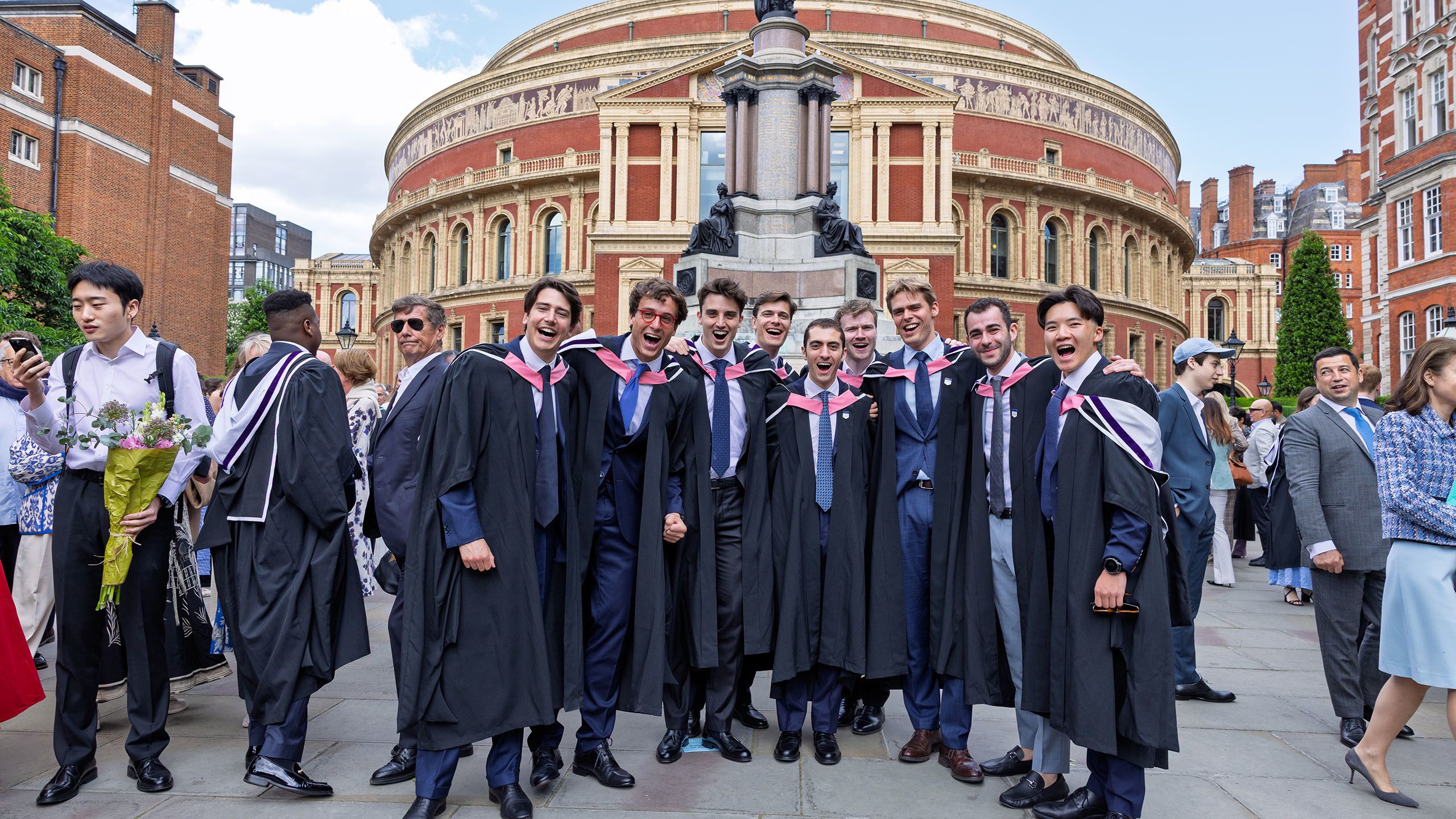 Group of Business School graduates